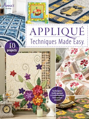 cover image of Appliqué Techniques Made Easy